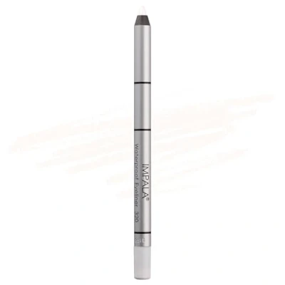 Image of IMPALA Creamy Waterproof White Eyeliner Pencil 320 Defined Contour or Smokey Effect Dense and Texture, Easy to Apply Bright, Long Lasting, Water Resistant Color