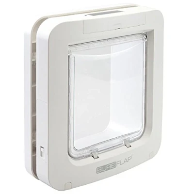 Image of Battery Powered Microchip Pet Door (Large) Stores Up To 32 Different Numbers Can Be Programmed Lock/Unlock at Specified Times Suitable for Large Cat Breeds/Small Dogs