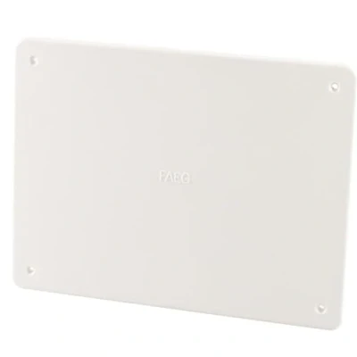 Image of POLY POOL PP0590.1 Wall Distribution Box Cover White Electrical Distributor Technopolymer Shock Protection with Screws for Attaching to