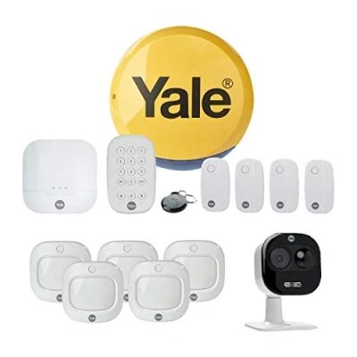 Image of Yale IA 320A Sync Home Security System 14 piece kit.