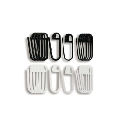 Image of Seeknit White Black Memoric Stitch Markers 1 Unit