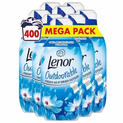 Image of Lenor Outdoorable Fabric Conditioner 400 Washes (8x50), Spring Awakening Ultra Concentrated Freshness