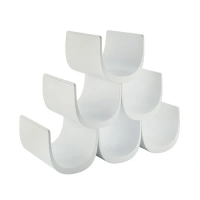 Image of Alessi Wine rack Noè GIA13 W White 6 bottles by Giulio Lacchetti