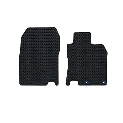 Image of Nicoman Hex Fully Tailored Car Mats Fit (2014 present Qashqai MK2) (Front Set 2 Piece,Black)