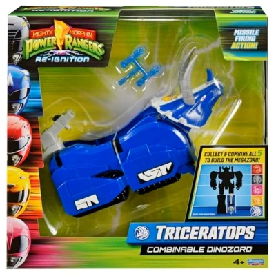 Image of Power Rangers Mighty Morphin Re Ignition Triceratops Combinable Dinozord