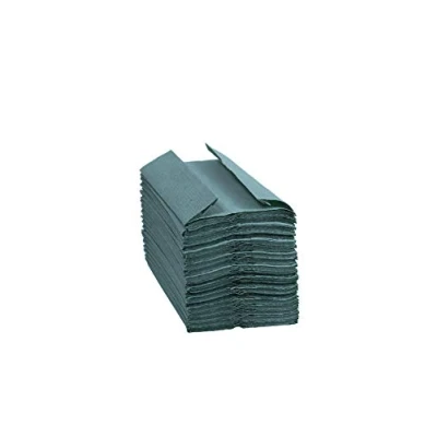 Image of Blake &amp; White PS1020 Purely Smile Hand Towels C Fold 1ply Green Case of 2400