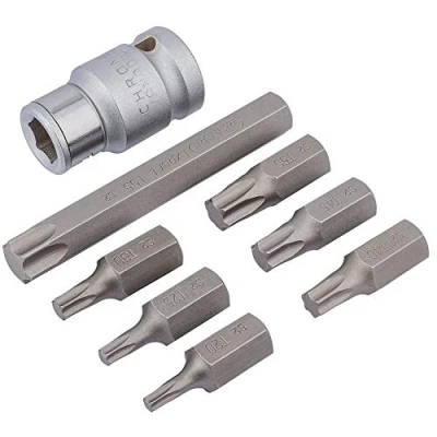 Image of Draper TX STAR� Bit Set, 1/2&quot; Sq. Dr. (8 Piece)