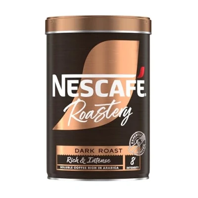Image of Nescafe Roastery Dark Roast Instant Coffee, Bold &amp; Intense Arabica Robusta Premium 95g (Pack of 6)