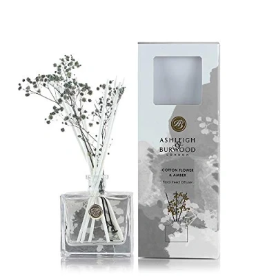 Image of Ashleigh &amp; Burwood Life in Bloom Reed Diffuser Cotton Flower and Amber