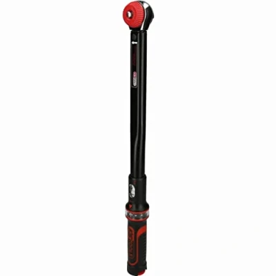 Image of KS Tools 516.1472 1/2&quot; ERGOTORQUEprecision torque wrench with rotary mushroom ratchet head, 60 320Nm