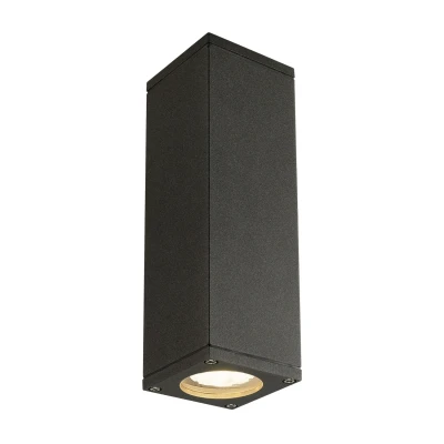 Image of SLV outdoor wall lamp Theo, anthracite, aluminium, up/down