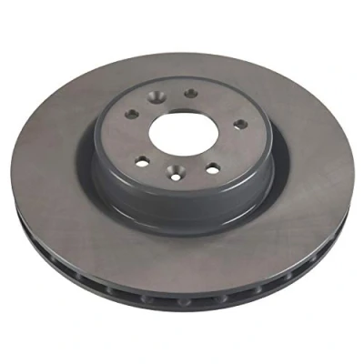 Image of 402060012R Brake disc FEBI BILSTEIN 107719 Front Axle 340mm 28mm 5 Hole 114mm internally vented Coated RENAULT: MEGANE 3 Coupe