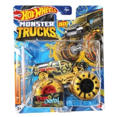 Image of Hot Wheels Monster Trucks New for 2024 1:64 Scale (Demo Derby Gold 6/6 Championship Crashers)