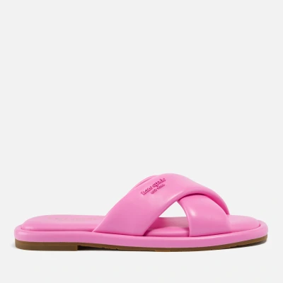 Image of kate spade new york RIO Slide Mules, Women&#039;s, Size: 3, Carousel pink Pu