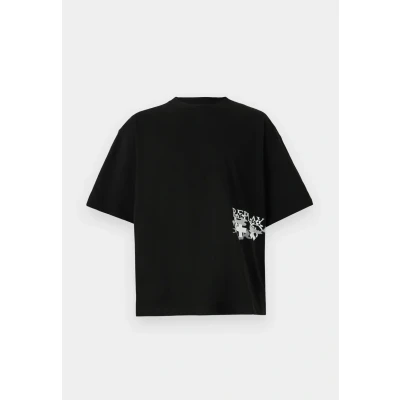 Image of Replay Print Tshirt, Men&#039;s, Size: Large, Black