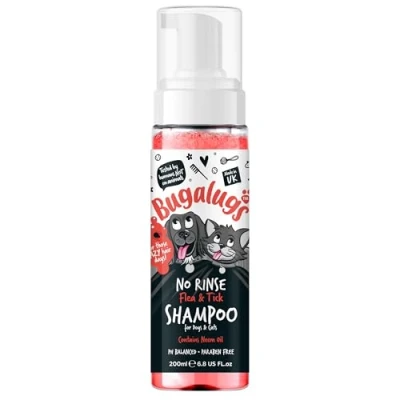 Image of Bugalugs No Rinse Flea and Tick shampoo 200ml