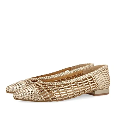 Image of GIOSEPPO Women&#039;s Sagada Ballet Flat, Gold, 5.5 UK