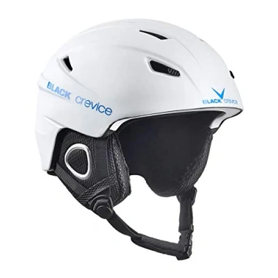 Image of Black Crevice Kitzbühel Ski Helmet, White/Blue, XL
