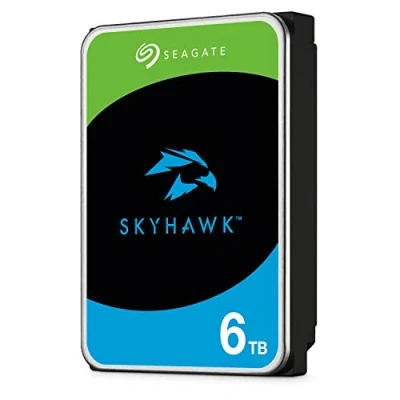 Image of Seagate SkyHawk, 6 TB, Surveillance Internal Hard Drive HDD 3.5 Inch SATA Gb/s 64 MB Cache for DVR NVR Security Camera System, and Three year Rescue Services (ST6000VX001)
