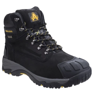 Image of Amblers Safety: Black FS987 Metatarsal Protection Waterproof Lace Up Safety Boot 7