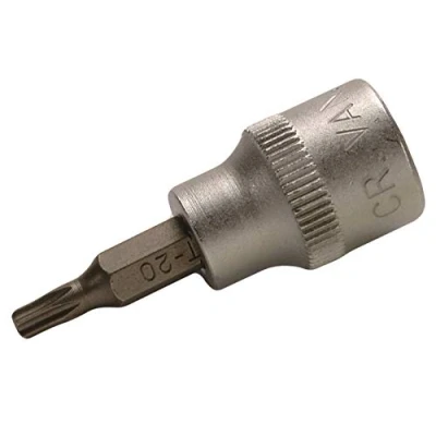 Image of BGS 2571 Bit Socket 10 mm (3/8&quot;) Drive T Star tamperproof (for Torx) T20