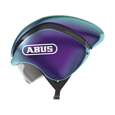 Image of ABUS GameChanger TT Time Trial Helmet Aerodynamic Cycling with Optimal Ventilation for Men and Women purple, Size S