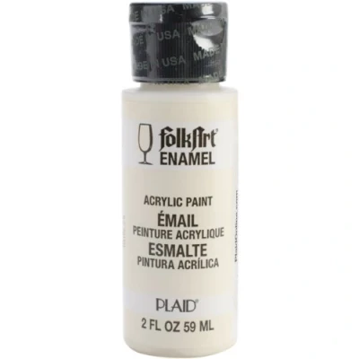 Image of Folkart Warm White Enamels 2oz