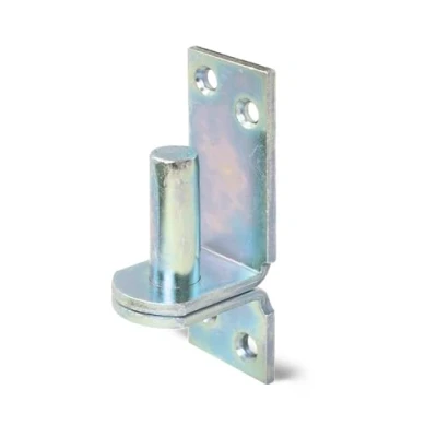 Image of GAH ALBERTS 311261 Hinge On Screw Plate / Yellow Zinc Galvanised Bolt Diameter 16 mm Gap Between and 12 113 x 40
