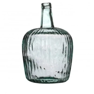 Image of NATURAL LIVING Dame Jeanne Sahara Vase 8 L Recycled Glass Diameter 24 cm x Height 36