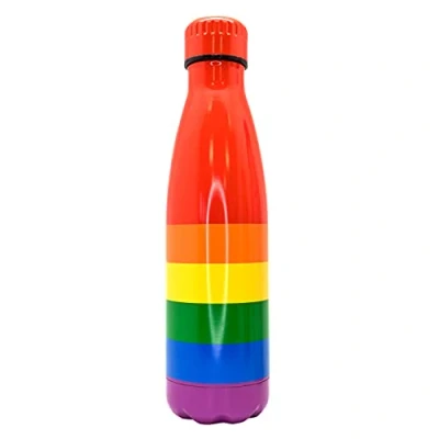 Image of NERTHUS FIH 861 Double Wall Rainbow Bottle, 500 ml, Stainless Steel, BPA Free, 18/8, ml