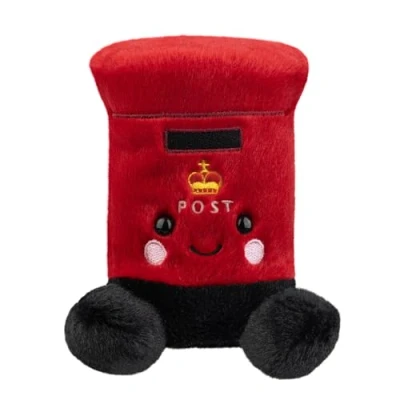 Image of Aurora, 61570, Palm Pals Bobby Postbox, 5I, Soft Toy, Red and Black
