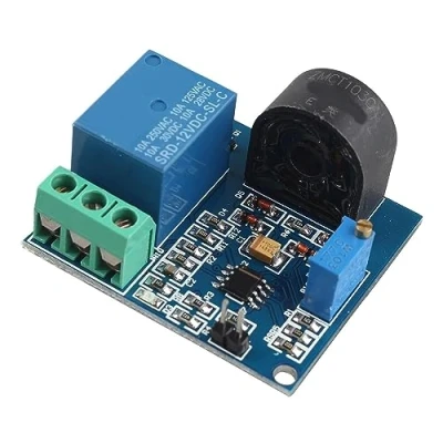 Image of HALJIA AC current Detection Sensor Module 12V Relay Protection 5A Over Switch Output