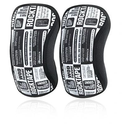 Image of RockTape Unisex Assassins Sleeves Manifesto 7 mm Knee Pads, Unisex, Manifesto, XS