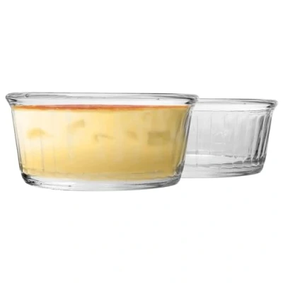 Image of Duralex Oven Chef Glass Ramekins for Crème Brulee, Desserts 8.5cm Pack of 8