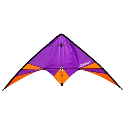 Image of Wolkenstürmer Skydart Stunt Kite (Purple), Fibreglass Poles Easy to Use, Robust Polyester for Beginners &amp; Advanced Users