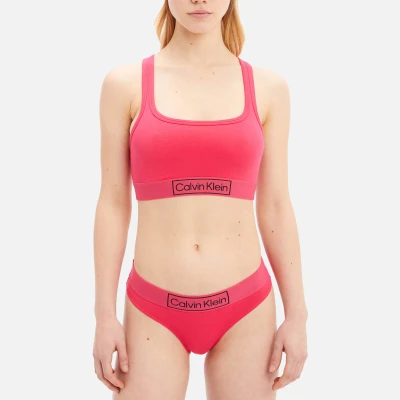 Image of Calvin Klein Waistband Cotton Blend Bikini Briefs S
