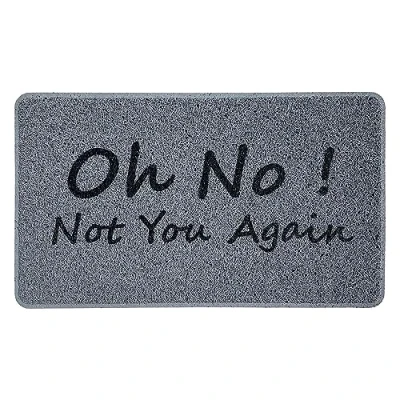 Image of Nicoman Funny Novelty Door Mat Gift Doormat &#039;Oh NO, Not You Again&#039; (75x45cm/29.5x17.7inches)