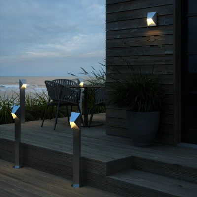 Image of Nordlux Pontio Garden path light height 85 cm, galvanised