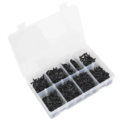 Image of Sealey Self Tapping Screw Assortment 700pc Flanged Head