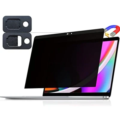 Image of Privacy Screen Macbook Pro 13 Inch(2016 2022, M1, M2)/Macbook Air In(2018 2021, M1), Magnetic Removable Anti Blue Light Glare Filter Protector With Camera Cover for Mac 13In Laptop
