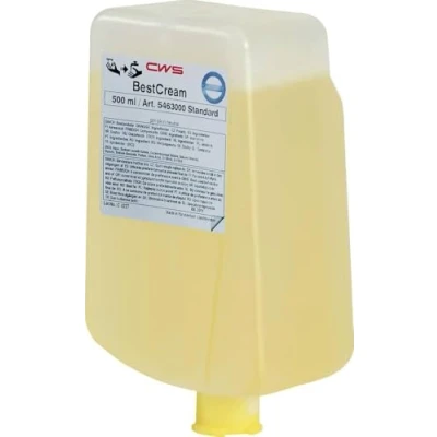 Image of CWS Best Cream Liquid Soap, Pack Of 12 Bottles, 0.5 L Each, Standard, With Citrus Fragrance