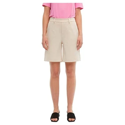 Image of Object Women&#039;s Objlisa Mw Wide Shorts Noos, Sandshell, 16