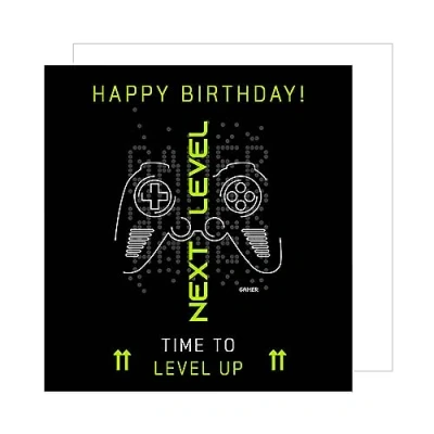 Image of Edition Seidel Premium Square Birthday Card with Envelope Greeting Happy For Him Friend Brother Son Kids Teenager Gamer Controller Xbox PS5 PC VR Switch (GQ142)