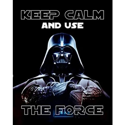 Image of Keep Calm &amp; Use The Force Neoprene Mousemat (Design 1)