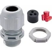 Image of Wiska TKE/P32 IP68 Plastic Tails Gland Kit c/w Insert &amp; Locknut 32mm / 40mm