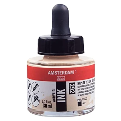 Image of Amsterdam ACRYLC INK YELLOW RED