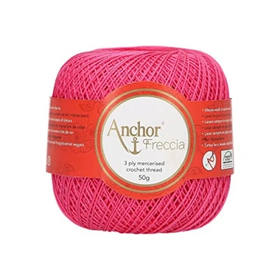 Image of Anchor Crochet Yarn, Cotton, Pink