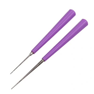 Image of 2Pcs Diamond Tipped Bead Reamer Pearl Beading Hole Enlarger Craft Tool Set