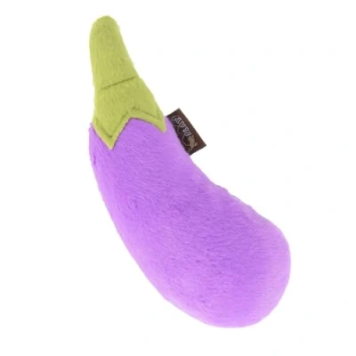 Image of P.L.A.Y. Farm Fresh Eggplant Plush Toy with Squeaker Pet