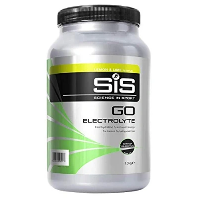 Image of Science In Sport GO Electrolyte Powder Energy Drinks, High Carbohydrates and Sodium, Lemon Lime Flavour, 40 Servings Per 1.6kg